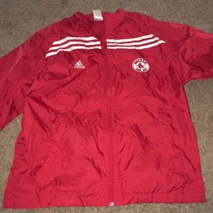 Addias Red Socks windbreaker jacket